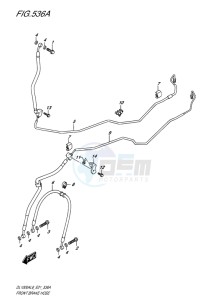 DL1000 ABS V-STROM EU drawing FRONT BRAKE HOSE