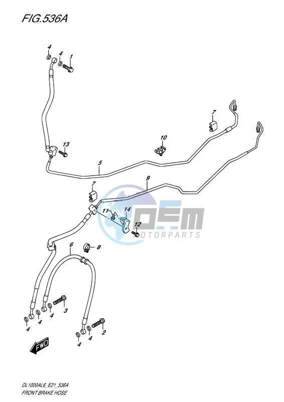 FRONT BRAKE HOSE