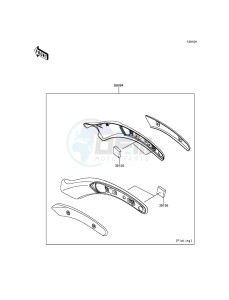 VULCAN_S_ABS EN650BFF XX (EU ME A(FRICA) drawing Accessory(Fender Strut Cover)