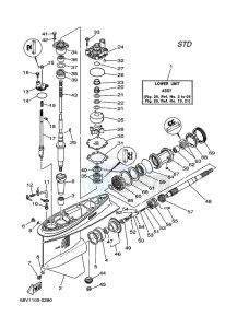 F115A drawing PROPELLER-HOUSING-AND-TRANSMISSION-1