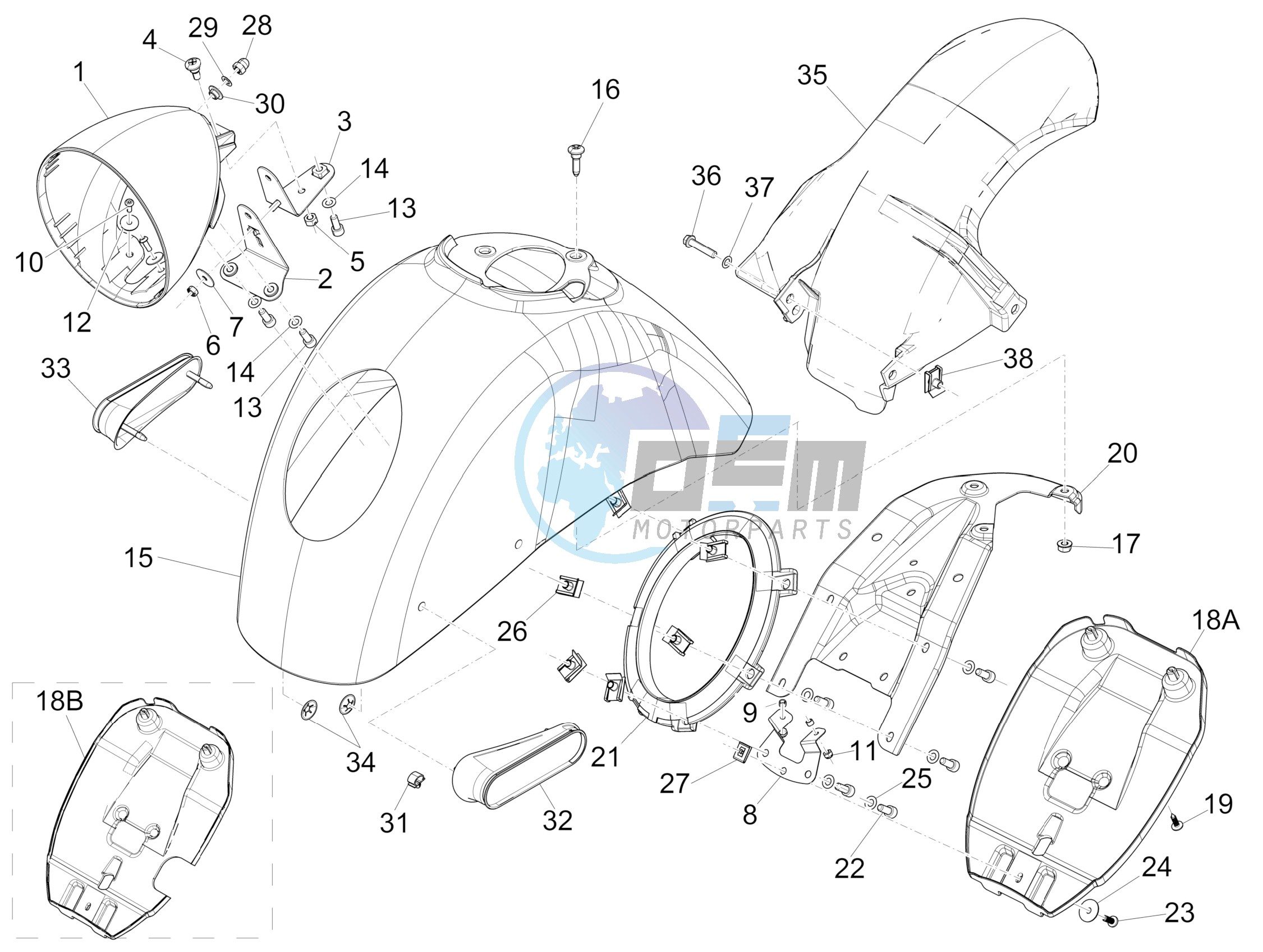 Wheel housing - Mudguard