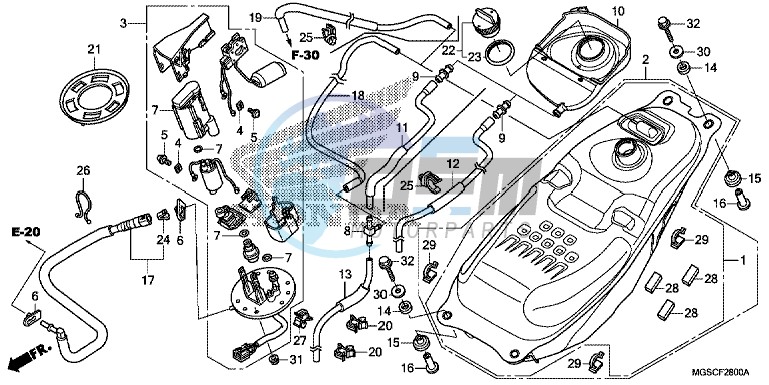 FUEL TANK/FUEL PUMP