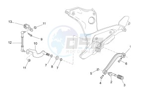 Norge 1200 IE 1200 drawing Gear lever