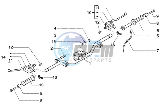 Handlebar - Brake Pump