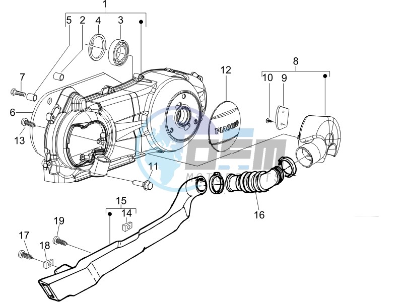 Crankcase cover - Crankcase cooling