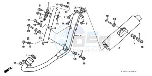 CBR125RW9 Europe Direct - (ED / WH) drawing EXHAUST MUFFLER