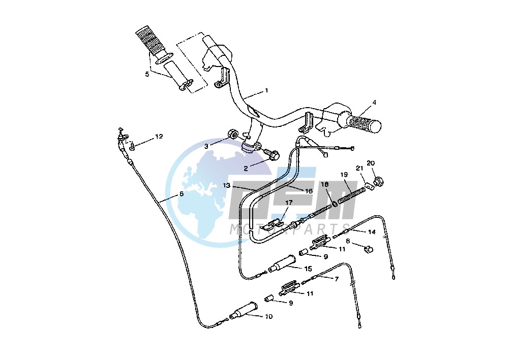 STEERING HANDLE -CABLE