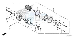 VFR1200XDLF CrossTourer - VFR1200X Dual Clutch 2ED - (2ED) drawing STARTING MOTOR