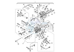 XVS DRAG STAR 650 drawing CARBURETOR MY01-02