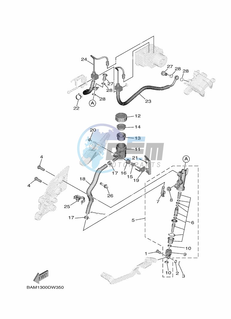 REAR MASTER CYLINDER