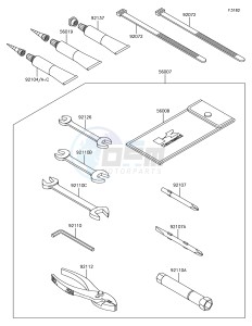 JET SKI ULTRA LX JT1500KHF EU drawing Owner's Tools