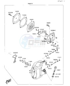 JB 650 A [JET MATE] (A1-A2) [JET MATE] drawing CARBURETOR