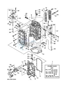 FL200C drawing CYLINDER--CRANKCASE-1