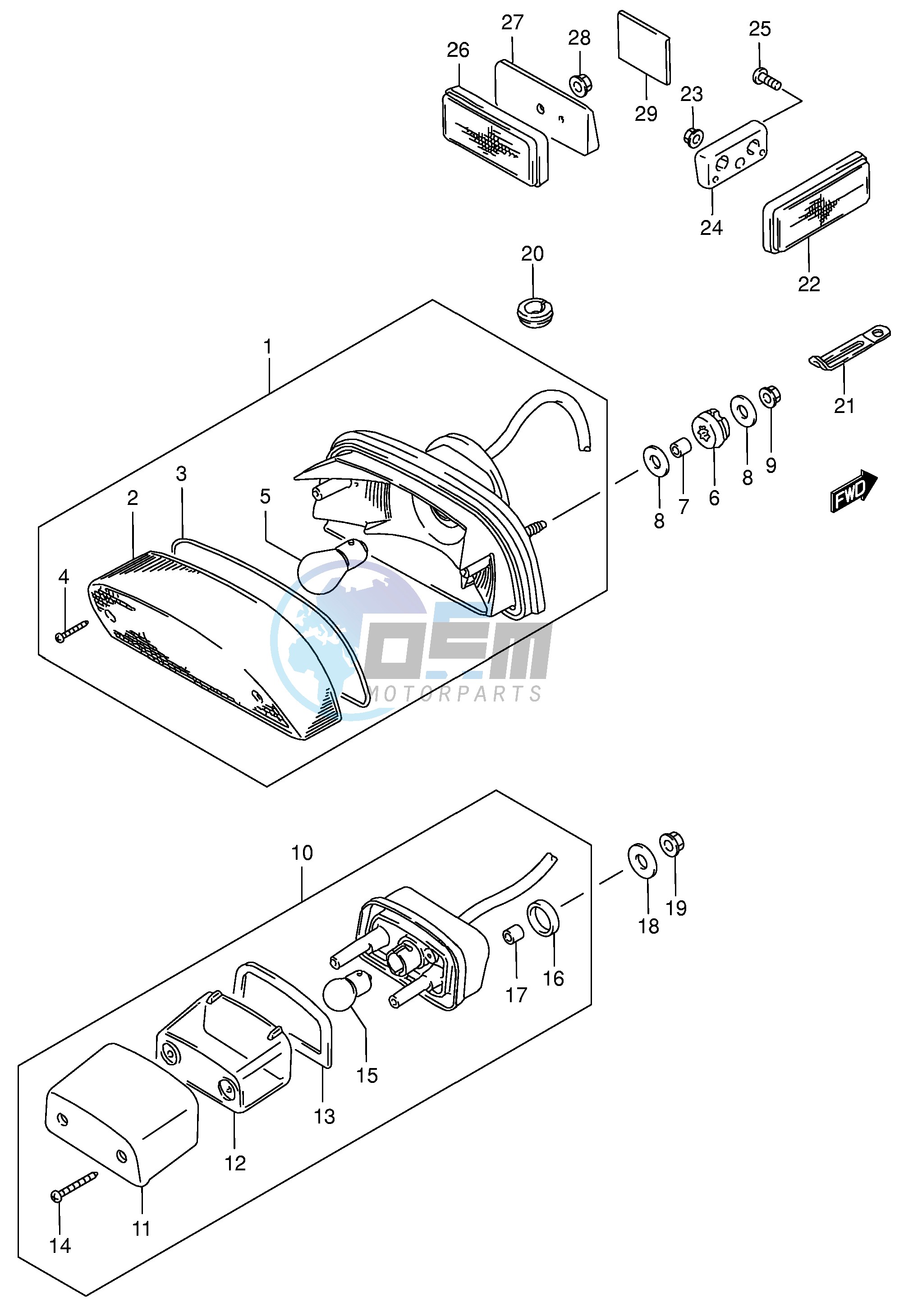 REAR COMBINATION LAMP (VS1400GLPK4)