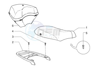 Sfera 125cc drawing Saddle