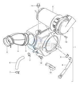 TU250X (E2) drawing AIR CLEANER