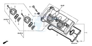 CBR600RR9 U / MME drawing CYLINDER HEAD COVER