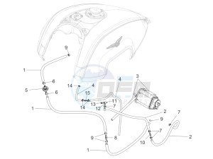 California 1400 Custom ABS 1380 drawing Fuel vapour recover system