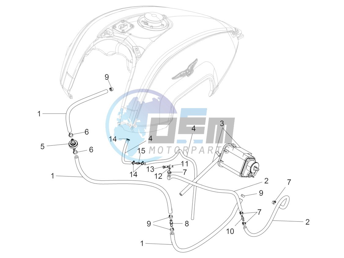 Fuel vapour recover system