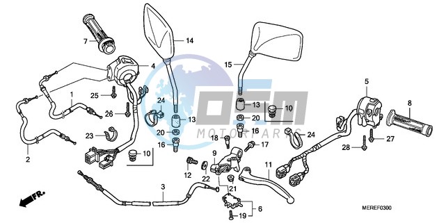 HANDLE LEVER/SWITCH/CABLE