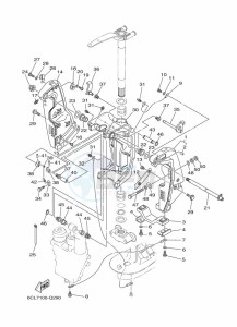 F250DETX drawing FRONT-FAIRING-BRACKET