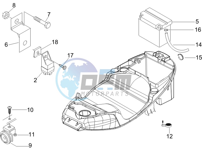 Remote control switches - Battery - Horn