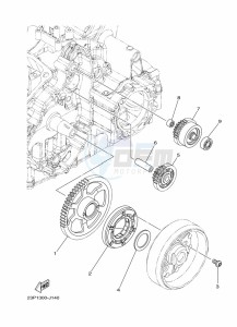 XT1200Z XT1200Z SUPER TENERE ABS (BP87) drawing STARTER CLUTCH