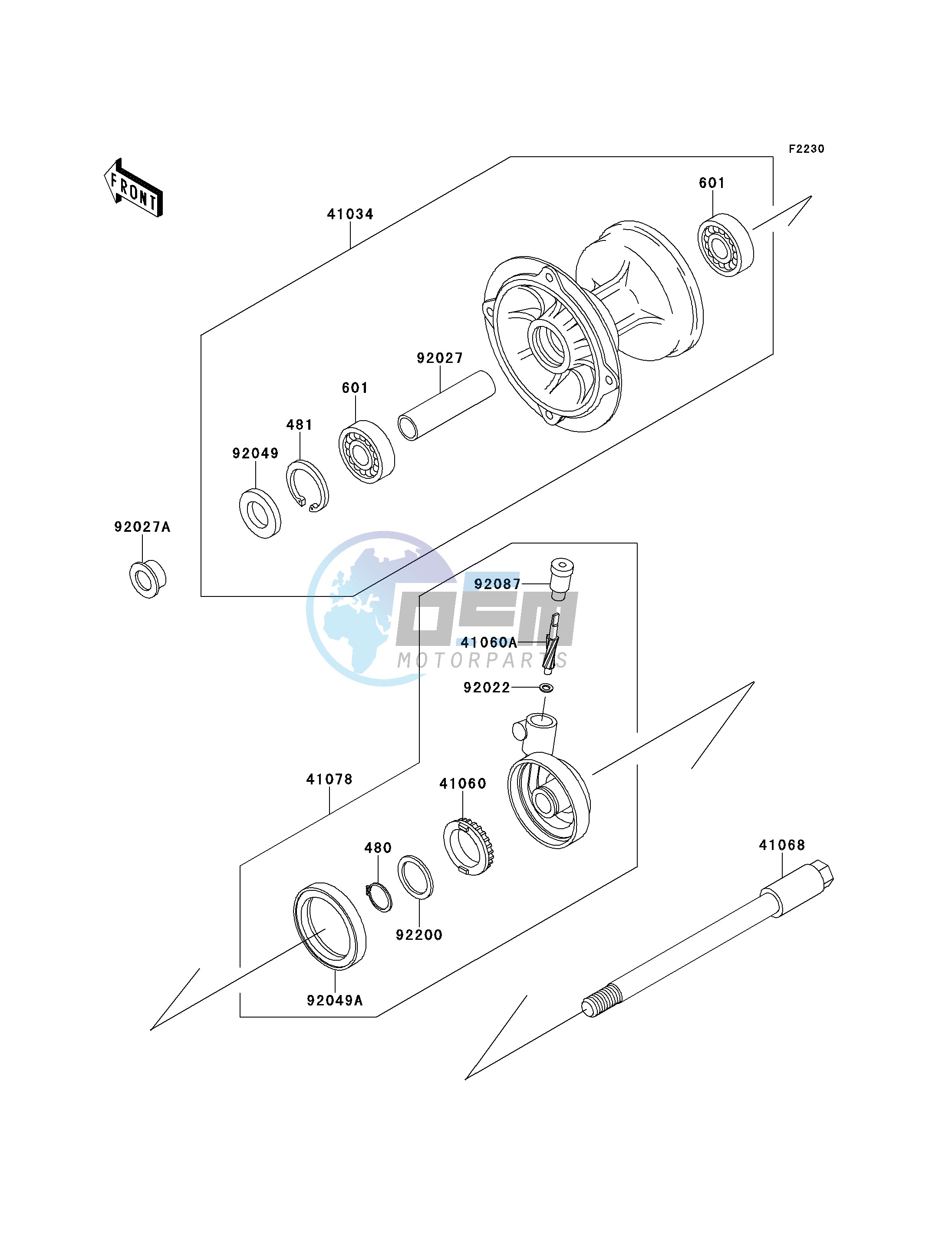 FRONT HUB