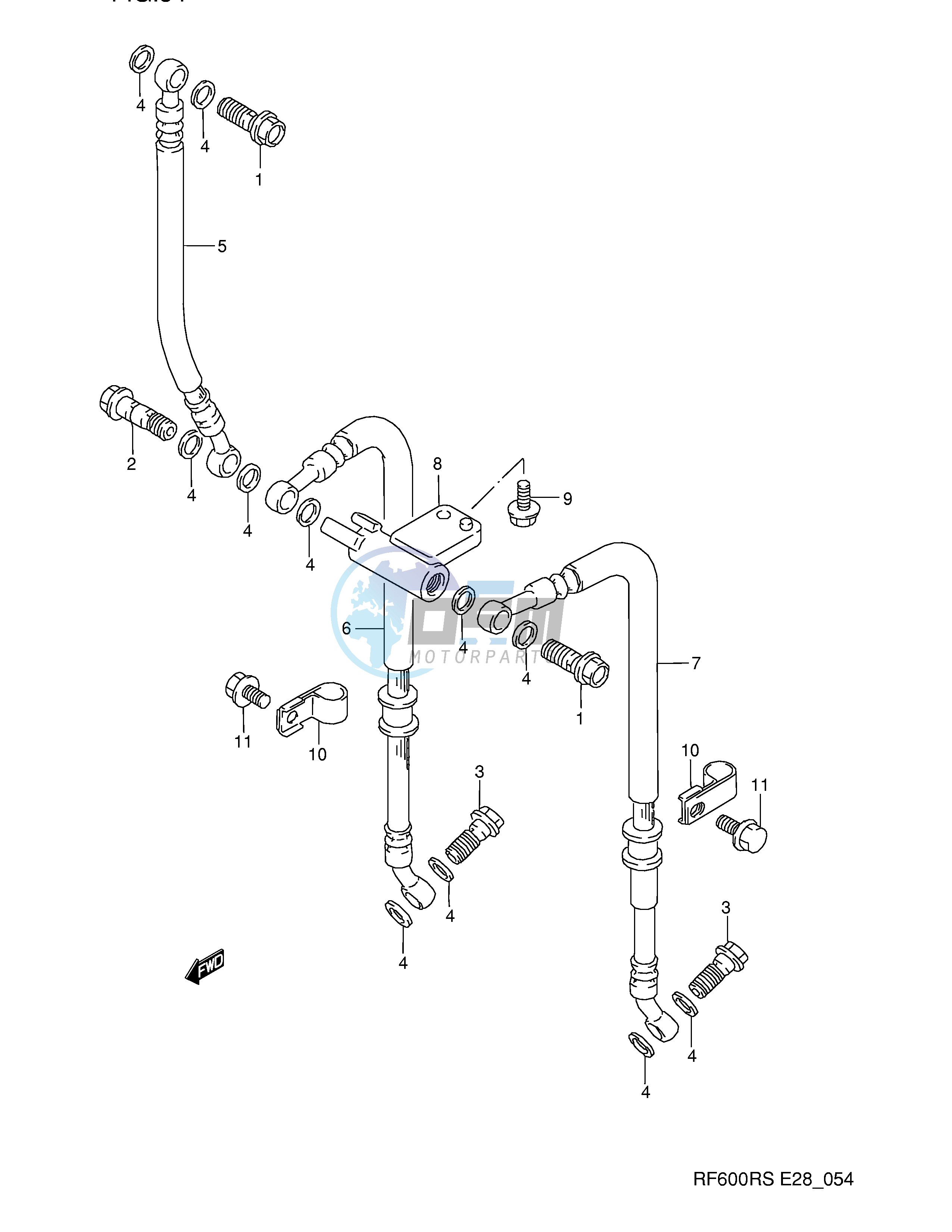 FRONT BRAKE HOSE