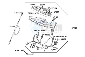 PEOPLE S 50 4T from 05-2009 drawing Speedometer