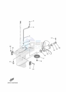 F20GWHS drawing PROPELLER-HOUSING-AND-TRANSMISSION-2