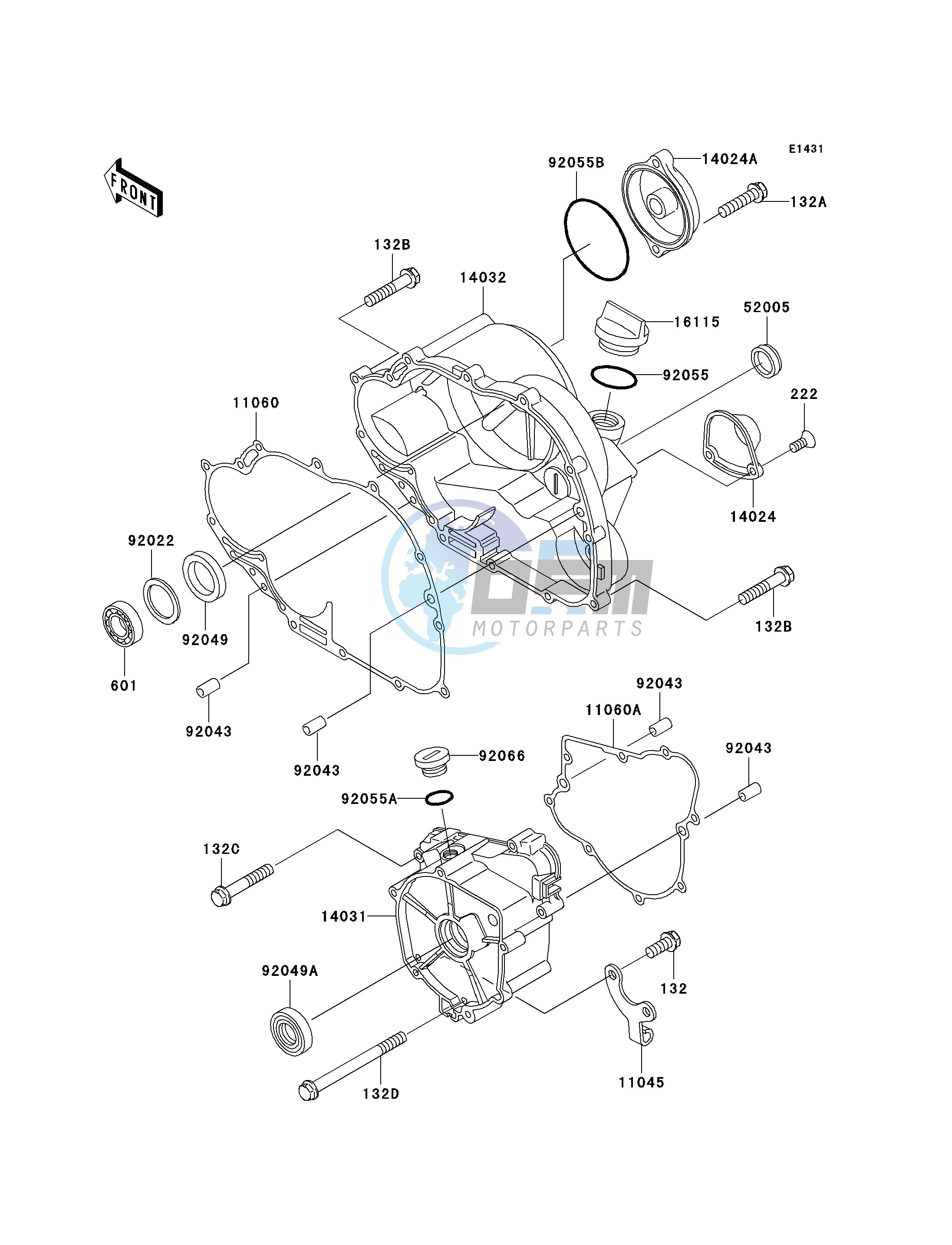 ENGINE COVER-- S- -