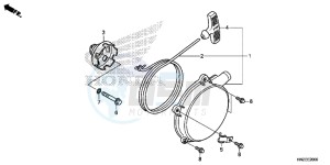 TRX500FPAE TRX500FPA Europe Direct - (ED) drawing RECOIL STARTER