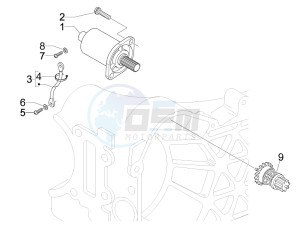 Runner 50 Pure Jet ST drawing Starter - Electric starter