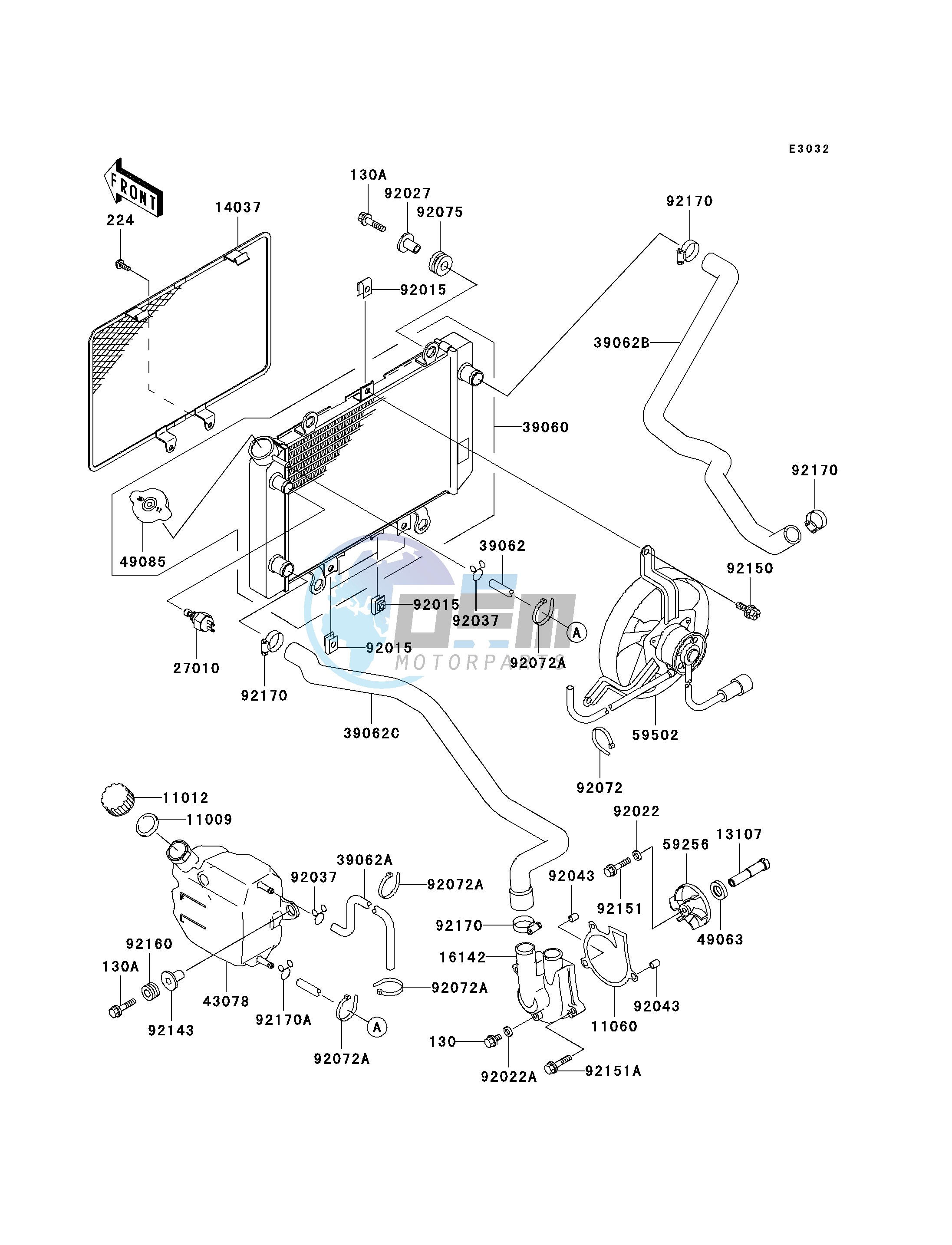 RADIATOR--  - VF400AE515522- -