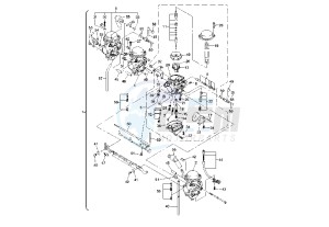 XJR 1300 drawing CARBURETOR