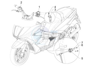 GP 800 drawing Selectors - Switches - Buttons