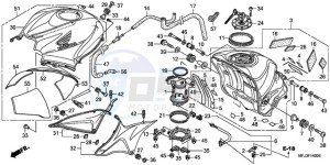 CBR600RA9 Europe Direct - (ED / ABS) drawing FUEL TANK