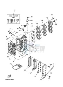 30DMHS drawing CYLINDER--CRANKCASE