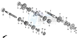 NX250 drawing TRANSMISSION