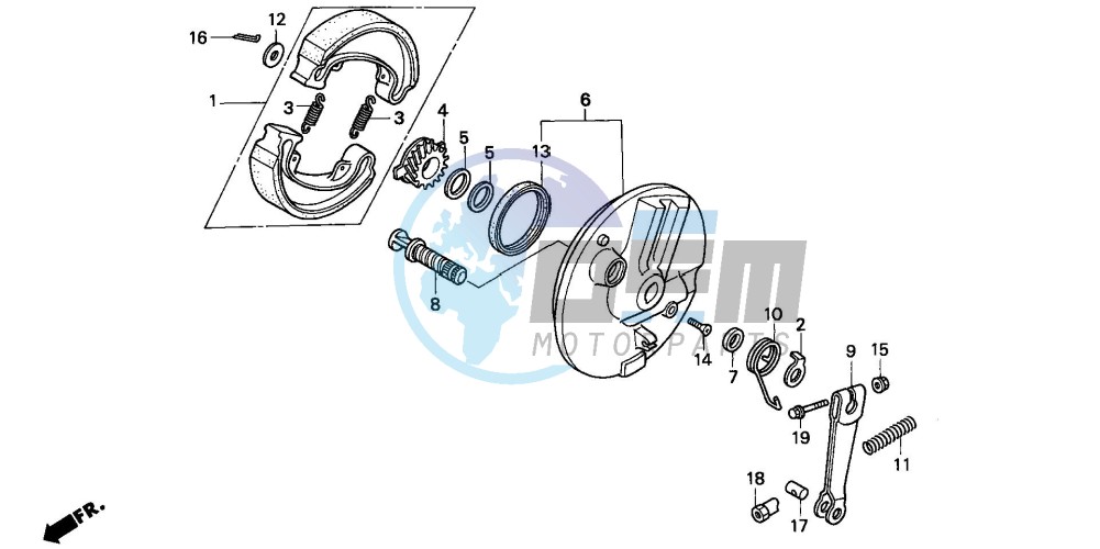 FRONT BRAKE PANEL