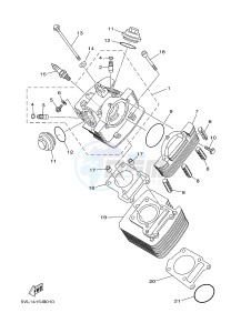 YB125 (2CS5) drawing CYLINDER