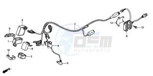 TRX300EX SPORTRAX 300EX drawing WIRE HARNESS (TRX300EX'01-'06)