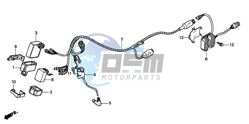 WIRE HARNESS (TRX300EX'01-'06)