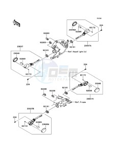 KLX125 KLX125CCF XX (EU ME A(FRICA) drawing Turn Signals