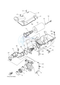 YFM700R YFM7RSED RAPTOR 700 SPECIAL EDITION (1VS2 1VS3 1VS4) drawing INTAKE