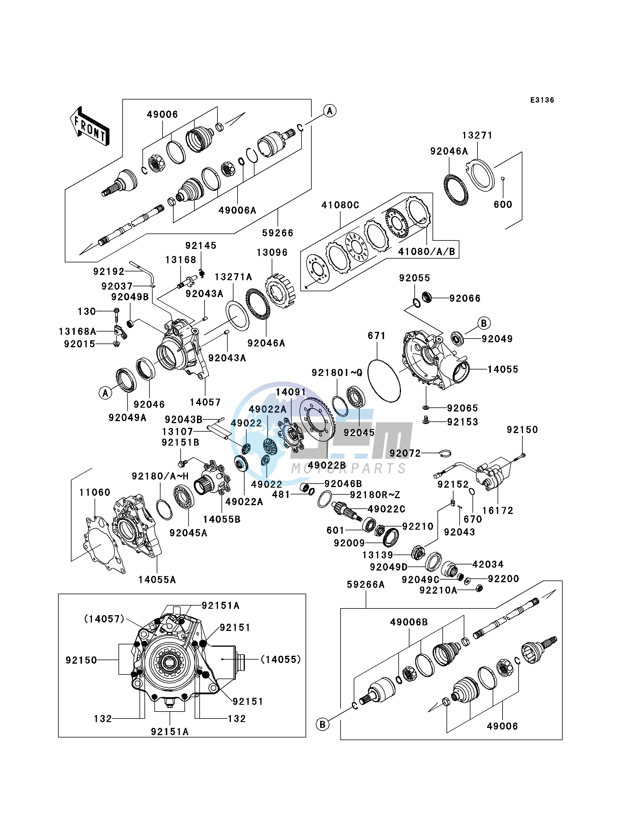 DRIVE SHAFT-FRONT