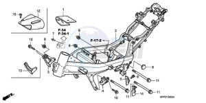 CBR125RW9 Europe Direct - (ED) drawing FRAME BODY