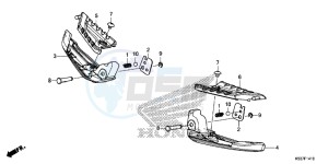 SH300AG TRX250T Europe Direct - (ED) drawing PILLION STEP