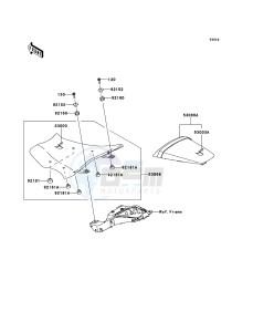 NINJA_ZX-10R ZX1000JCF FR XX (EU ME A(FRICA) drawing Seat